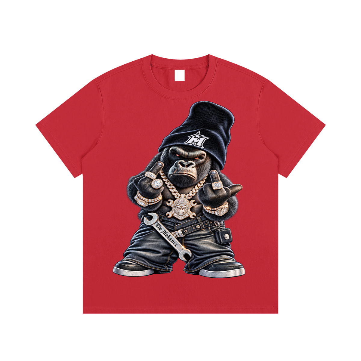 The Mekanix - Gorilla Wrench Mad Gorilla T-Shirt