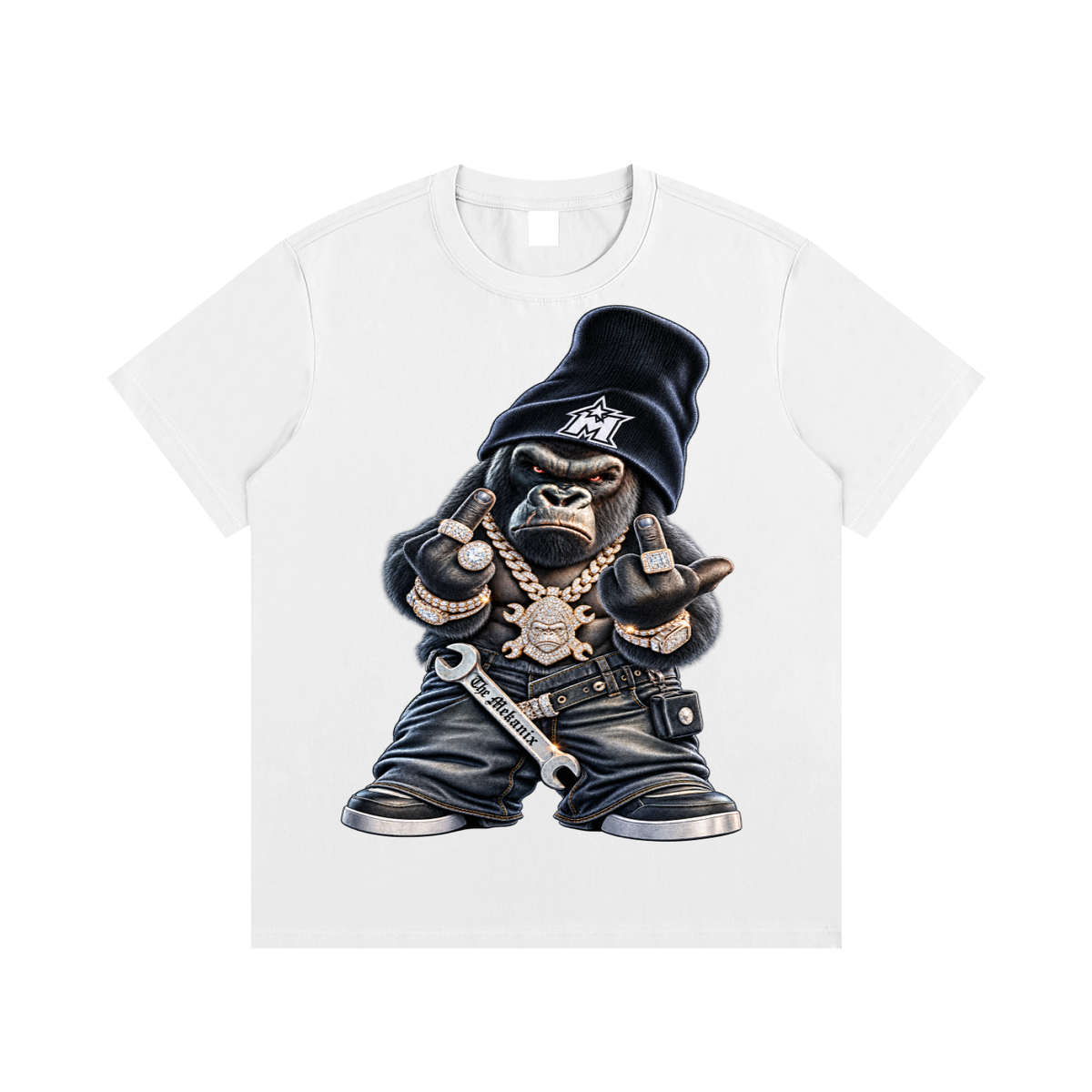 The Mekanix - Gorilla Wrench Mad Gorilla T-Shirt