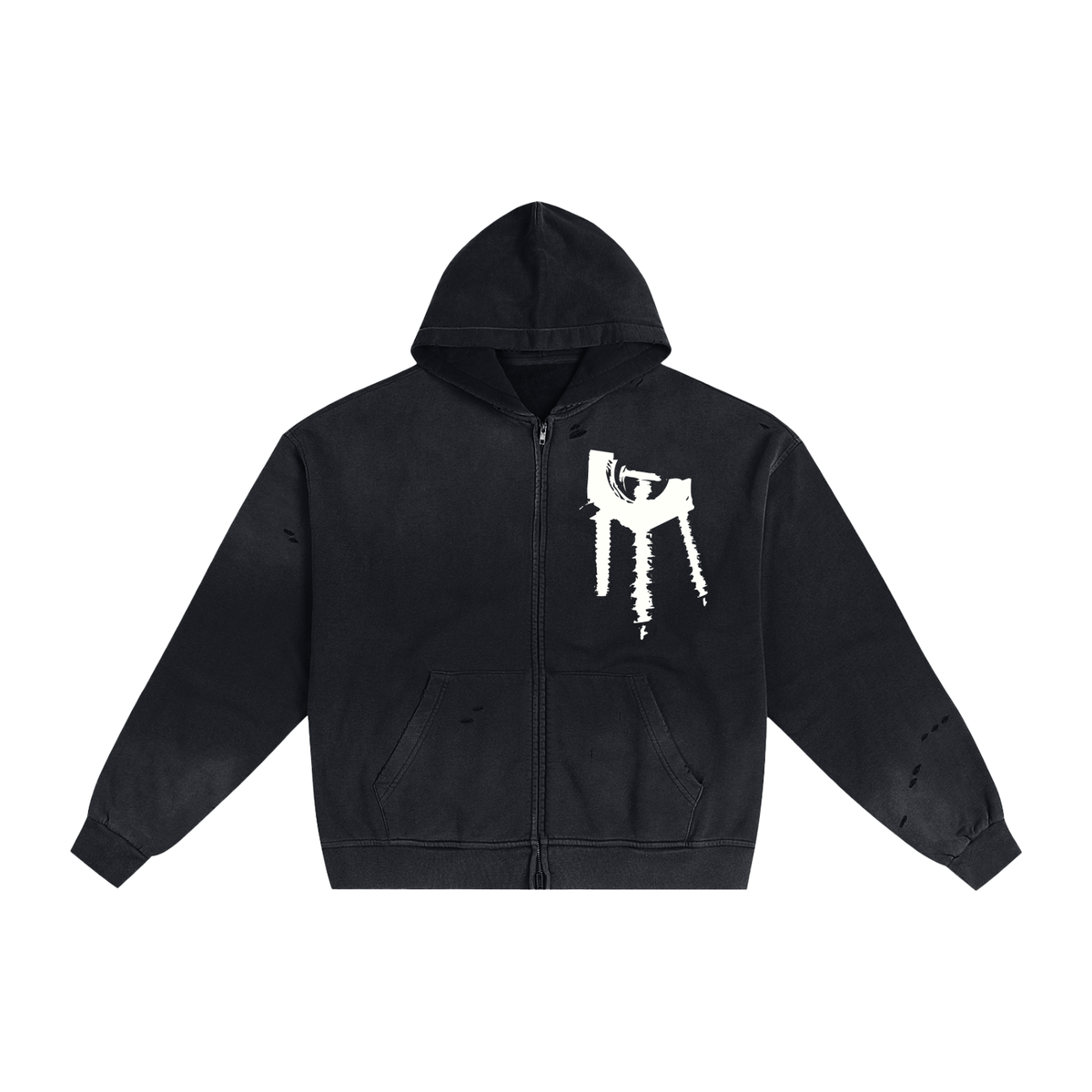 The Mekanix - Under The Hood 2 Sun-Faded Zip Hoodie