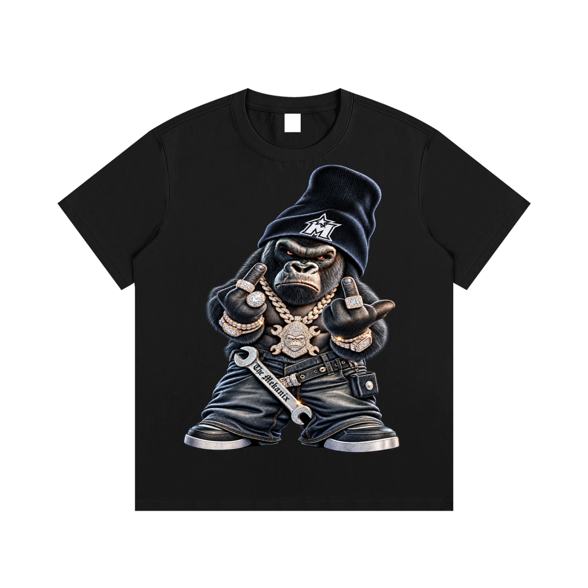 The Mekanix - Gorilla Wrench Mad Gorilla T-Shirt