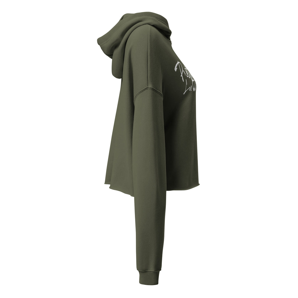 The Mekanix - Pretty Chick Love Mob Music Crop Hoodie